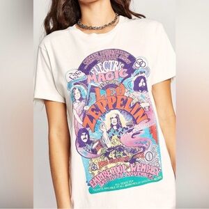Led Zeppelin Graphic Tee - White